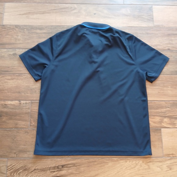 Lacoste Sport Polo Mens 7 Large Blue Quarter Zip Tennis‎ Performance Active - Picture 8 of 11